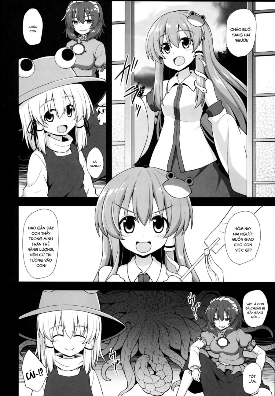 Sanae chăm chỉ(Touhou Project) 