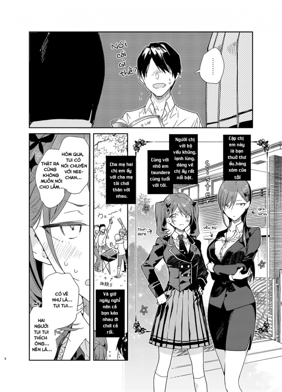 onee-chan vô cảm và nhỏ bạn tsundere dễ thương ngọt vô đối 