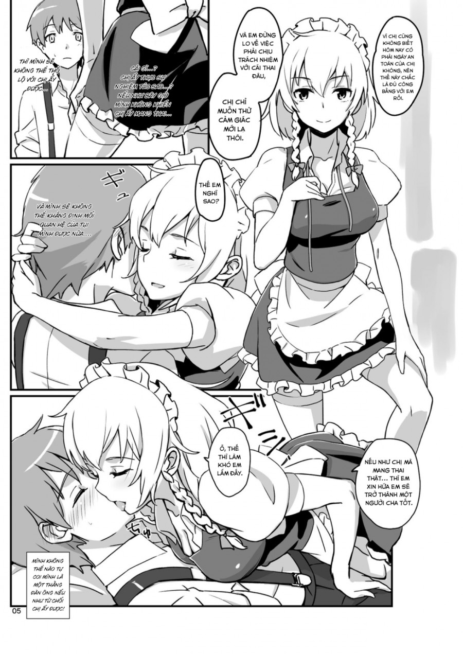 Không phải chị Sakuya mà tôi biết( Touhou Project) 