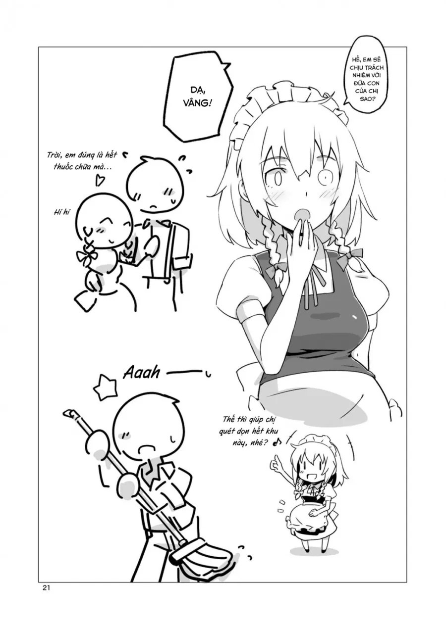 Không phải chị Sakuya mà tôi biết( Touhou Project) 