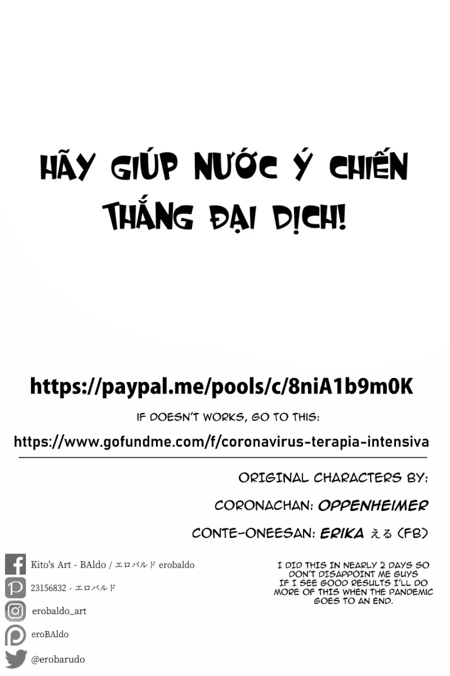 Giúp nước Ý đẩy lùi đại dịch COVID-19! 