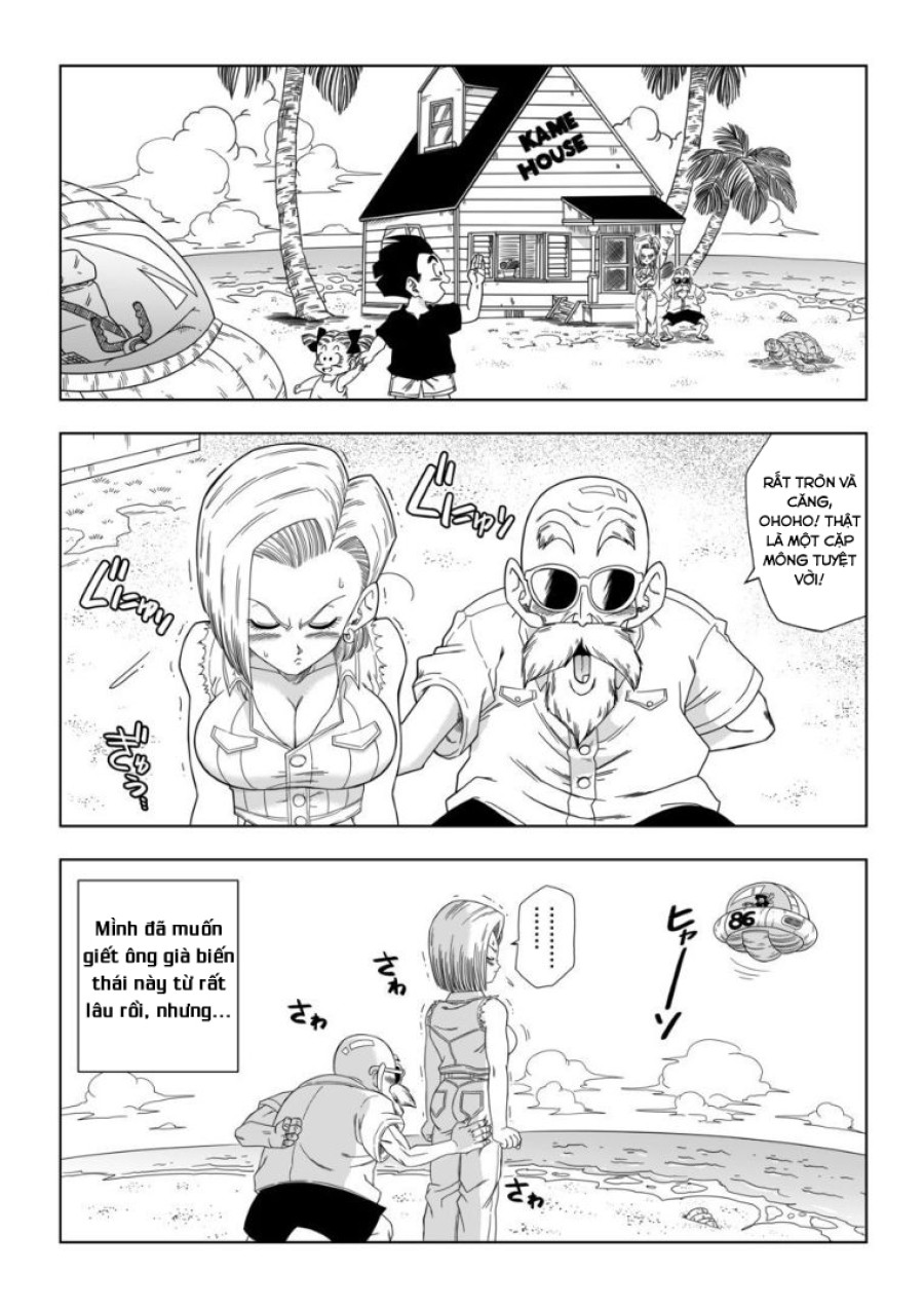 Android 18 sa đọa [Màu + Không che] 