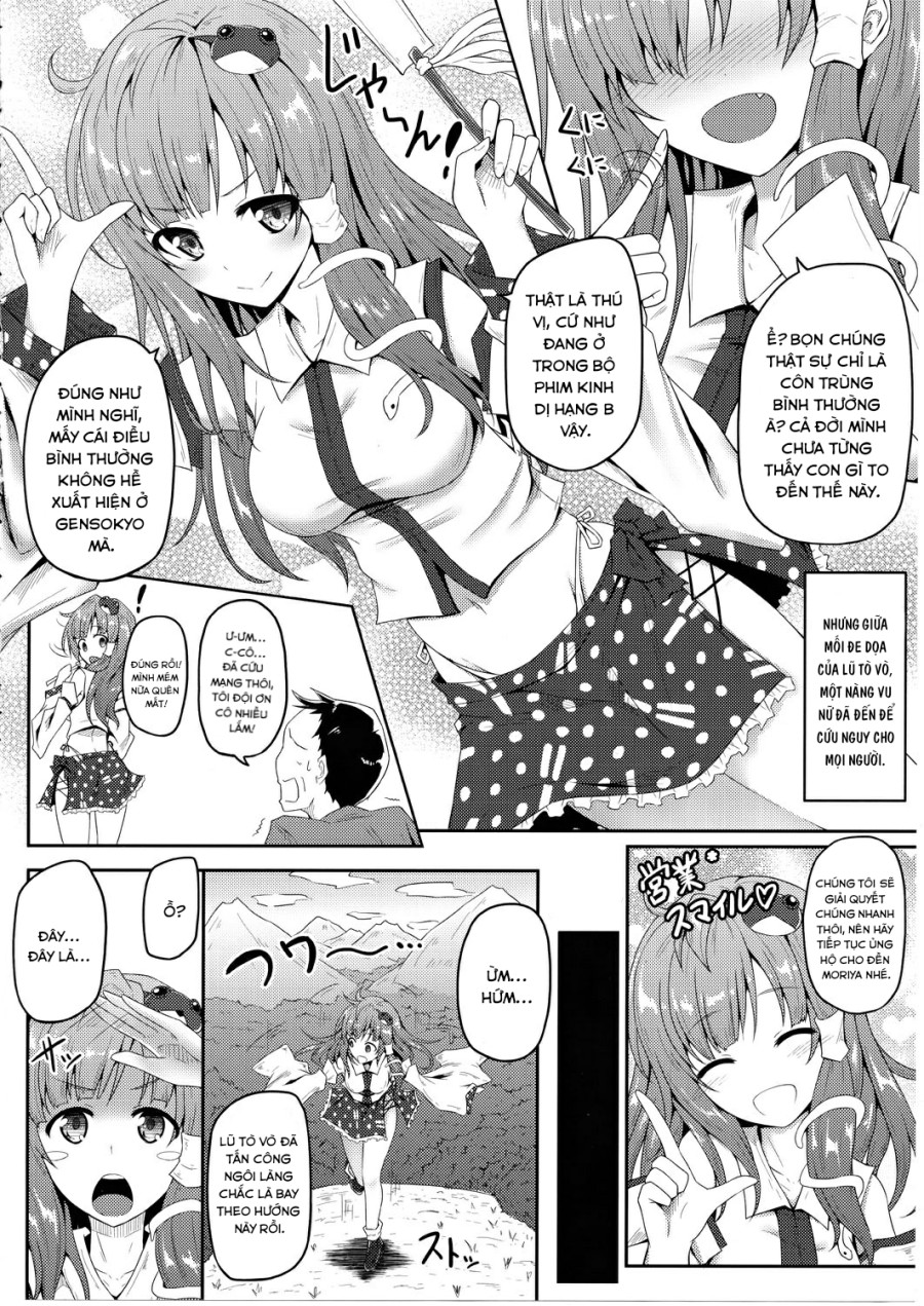 Sanae và cuộc phiêu lưu vào hang tò vò(Touhou Project) 
