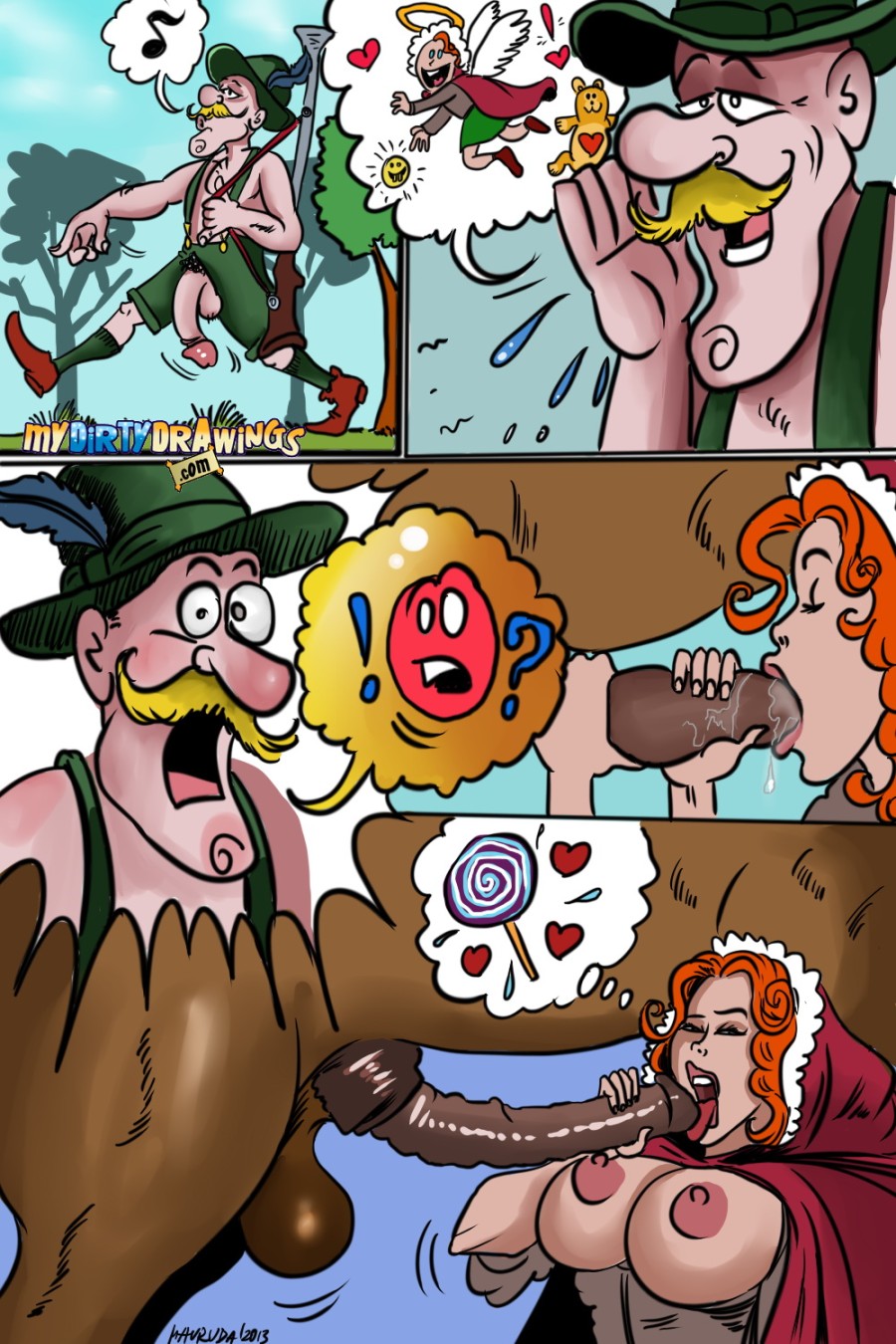 Red Riding Hoe 