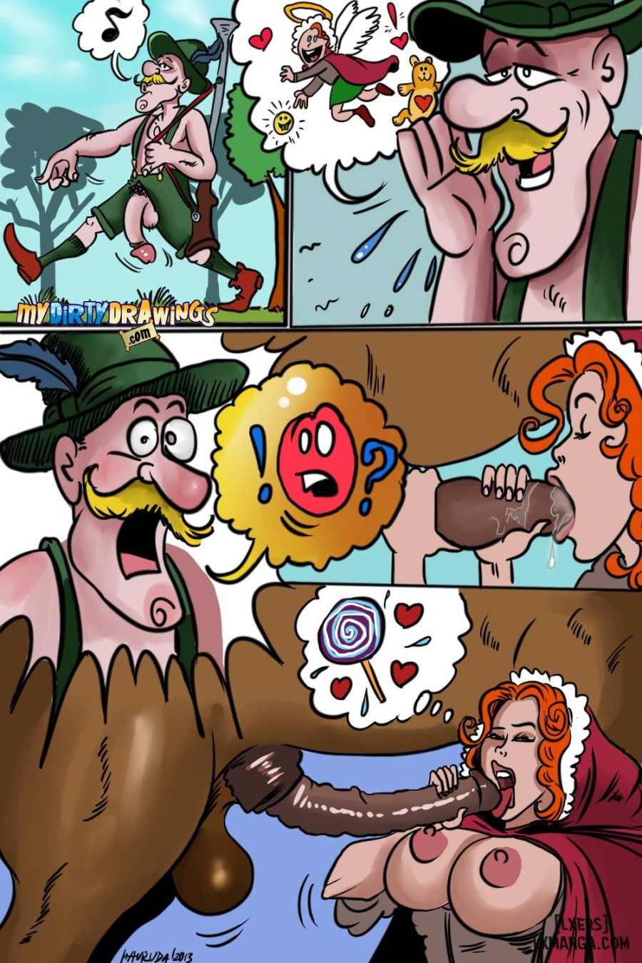 Red Riding Hoe 