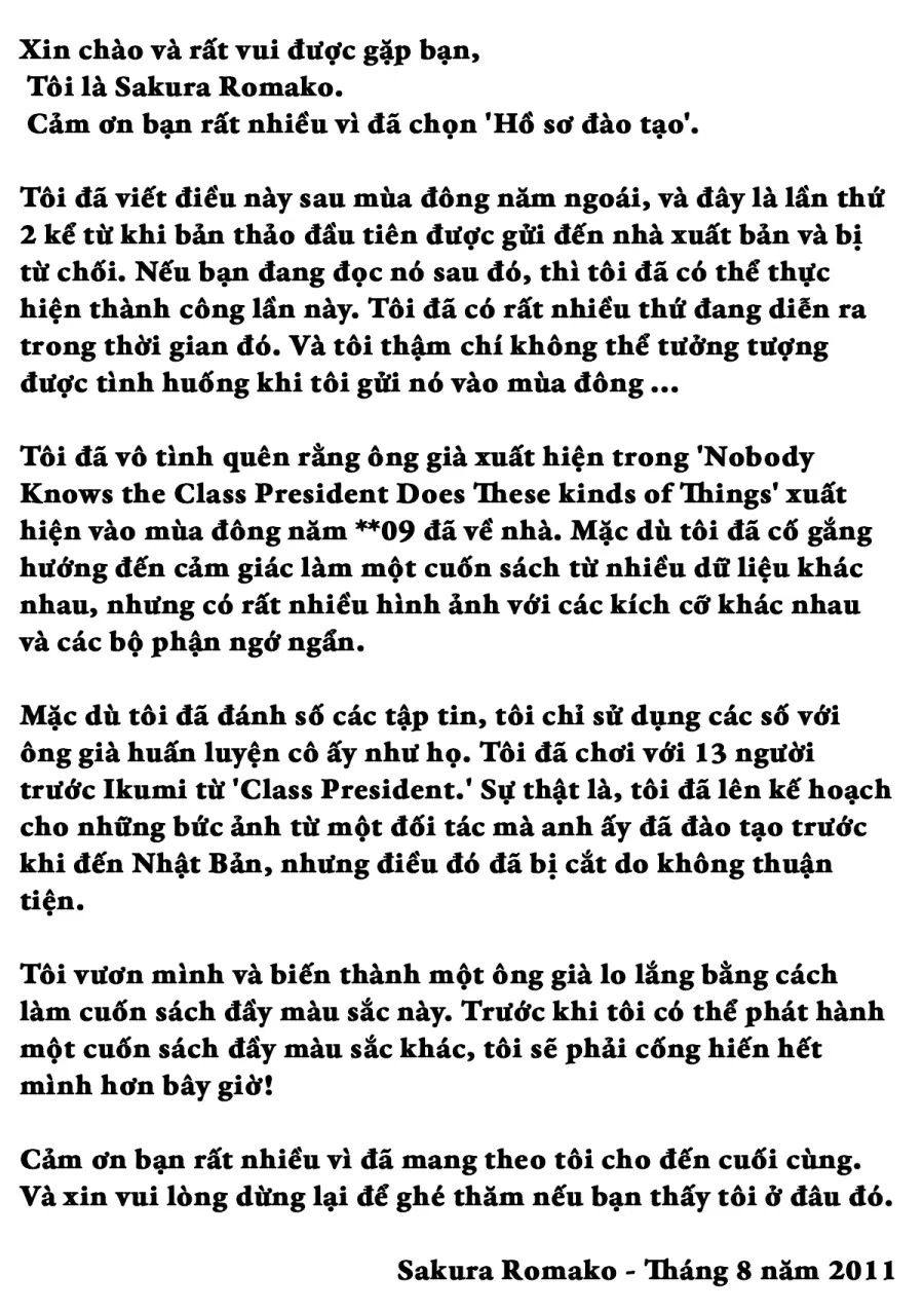 Hồ sơ huấn luyện nô lệ 