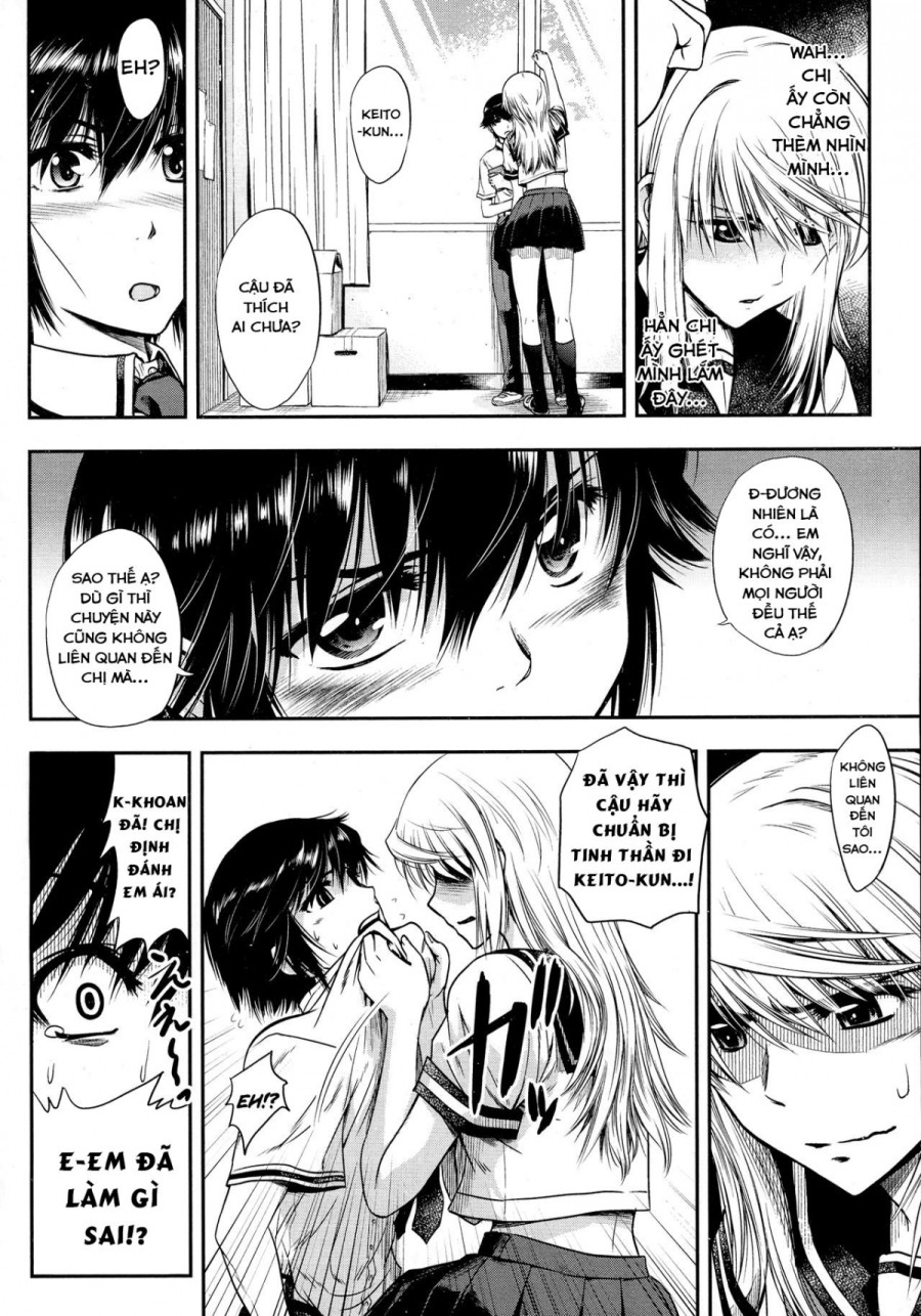 Chị Senpai và bé Kouhai dễ thương! 