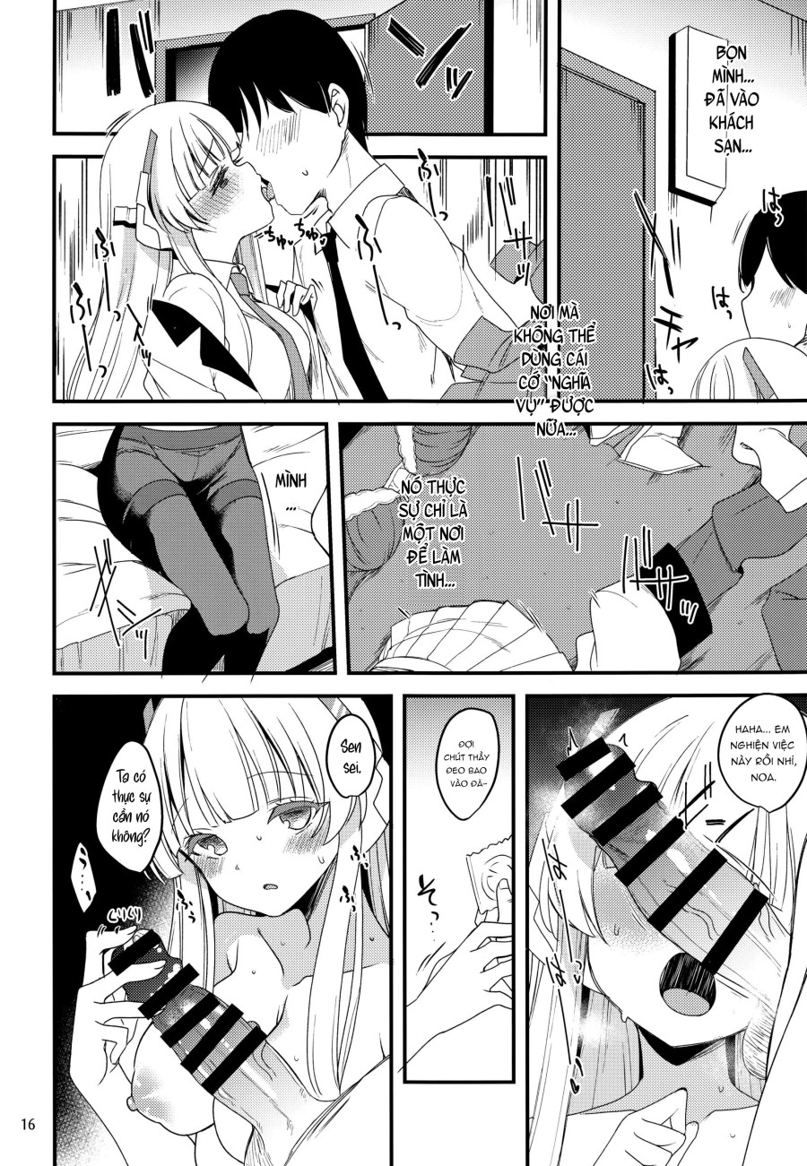 Sensei! Đừng nói chuyện này cho yuuka biết nhé! 