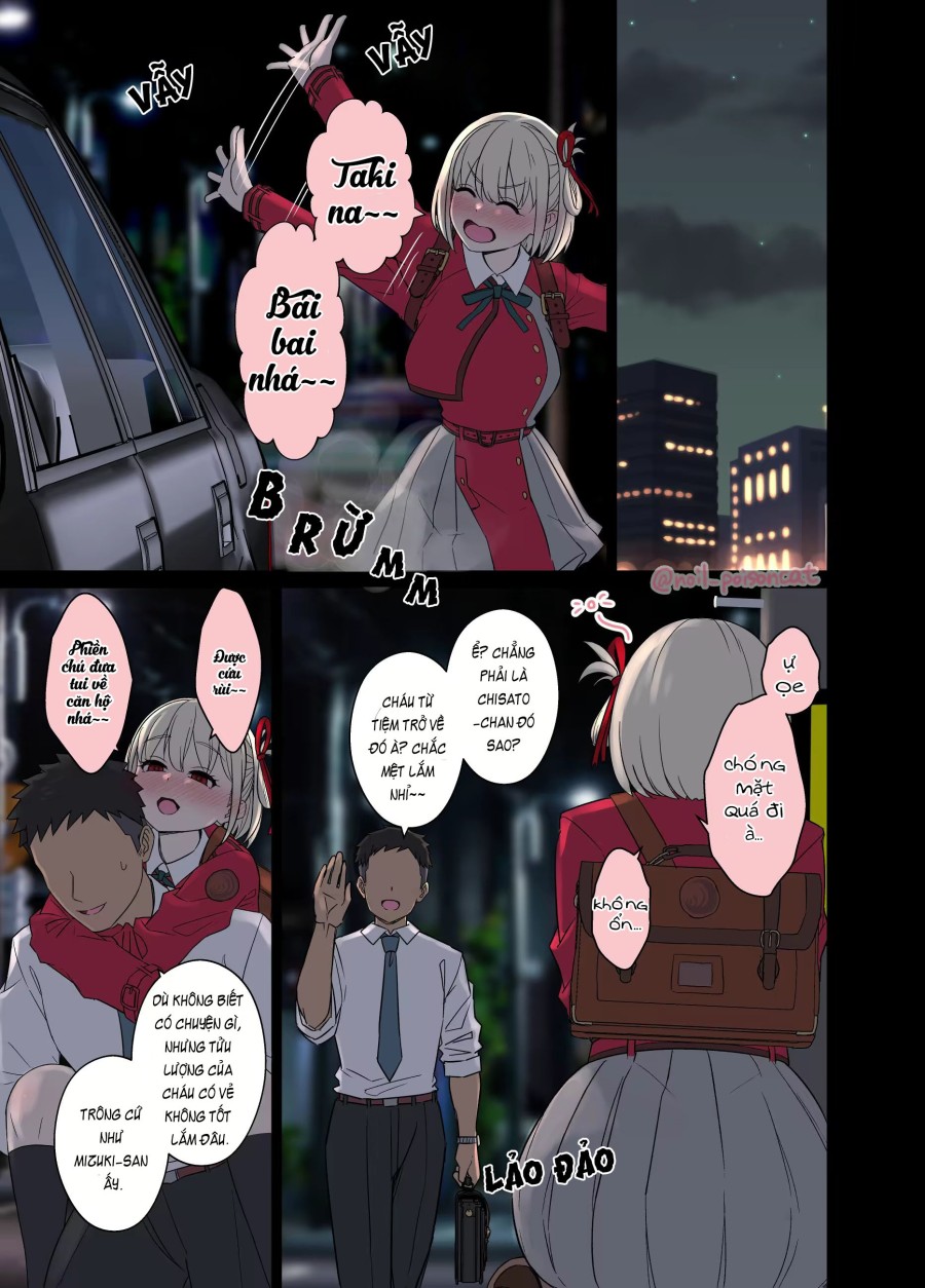 Làm tình với Nishikigi Chisato đang say rượu 