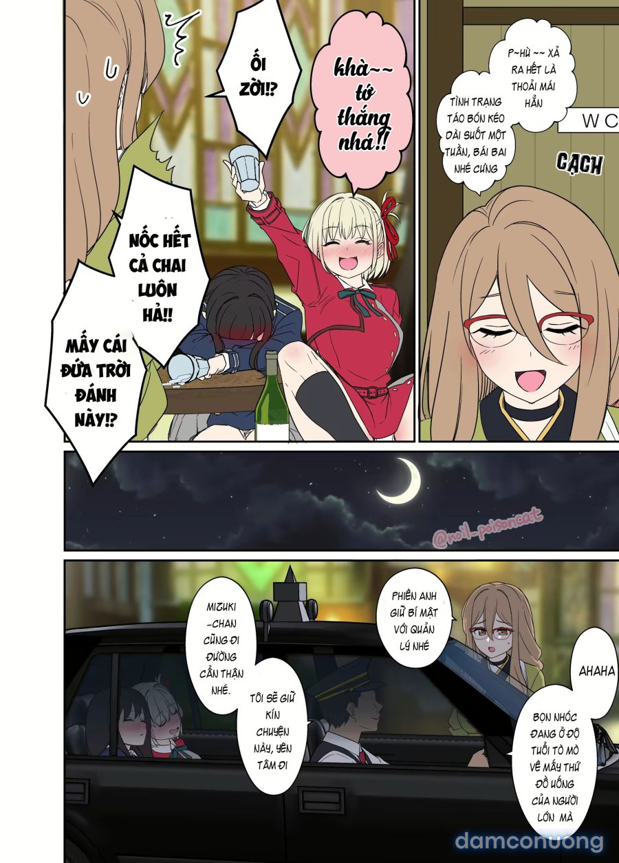 Làm tình với Nishikigi Chisato đang say rượu 