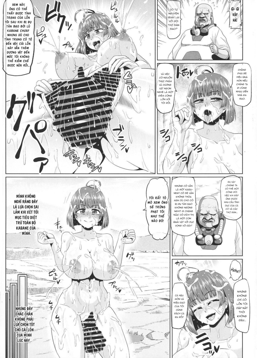 Kabaneri tại quầy bento thịt 