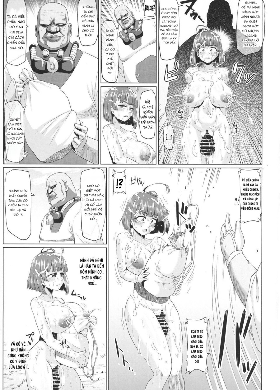 Kabaneri tại quầy bento thịt 