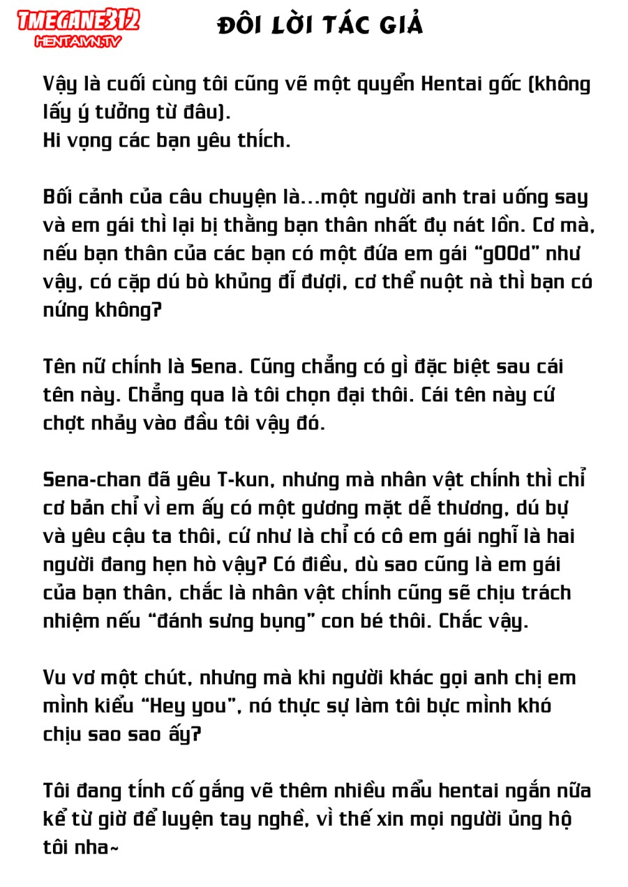 Thương Bạn Thân! Tôi Quyết Định Chăm Sóc Giúp Em Gái Nó! 