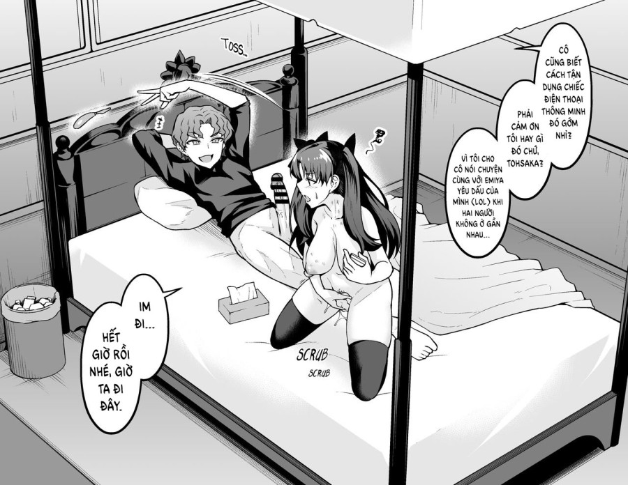Rin Tohsaka ngoại tình với Shinji 