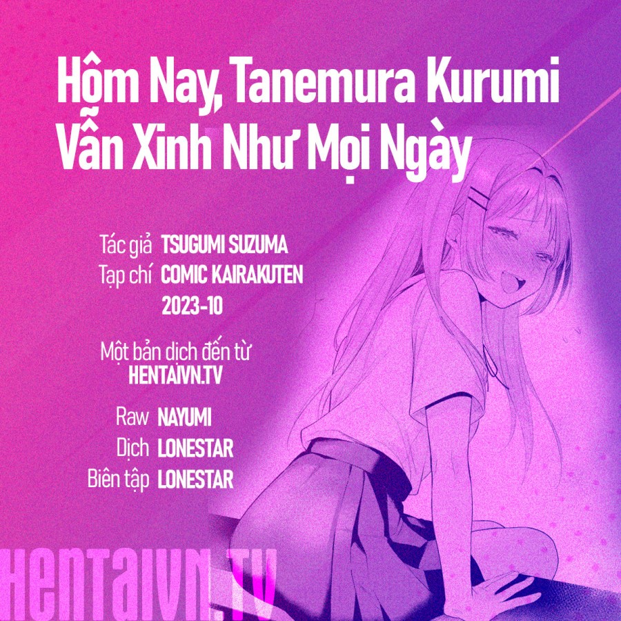 Hôm Nay, Tanemura Kurumi Vẫn Xinh Như Mọi Ngày 