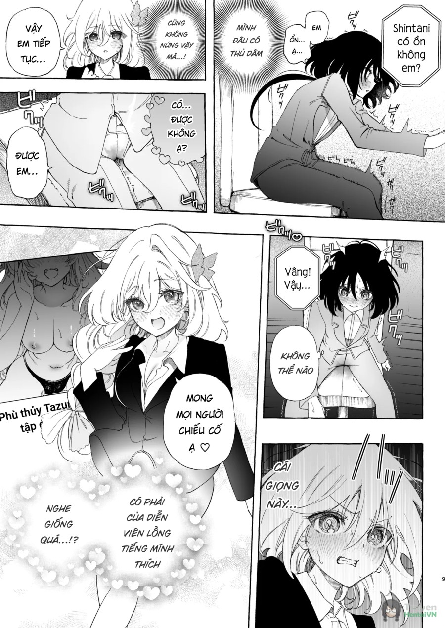 Mimi de Koishita Douryou ~OnaSuppo Onsei Otaku Onna ga Douryou no Koe ni Hannou Shite Ikimakuri~ 