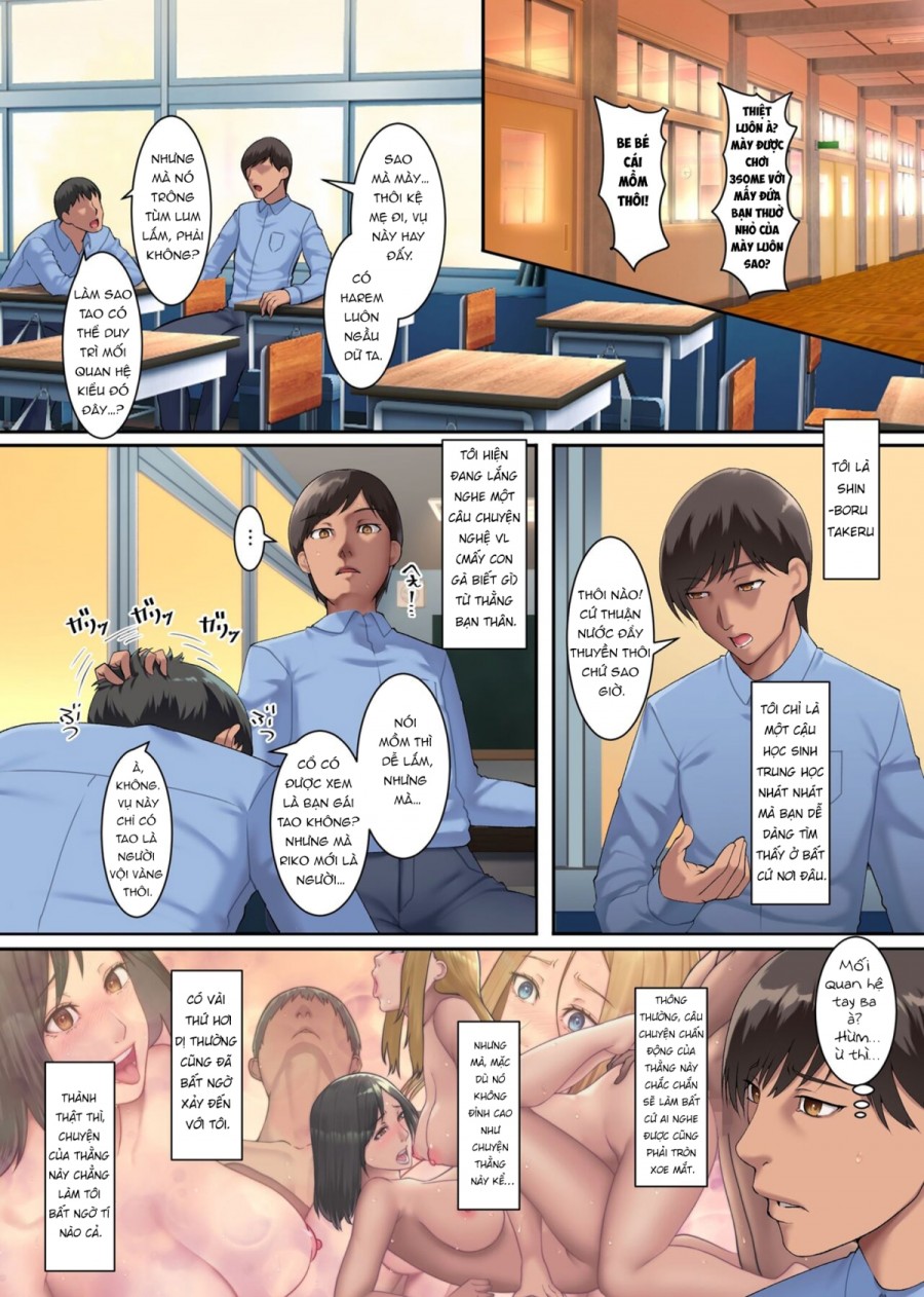 Làm tình và chìm đắm trong dòng sữa ngọt ngào của mẹ và chị kế. 