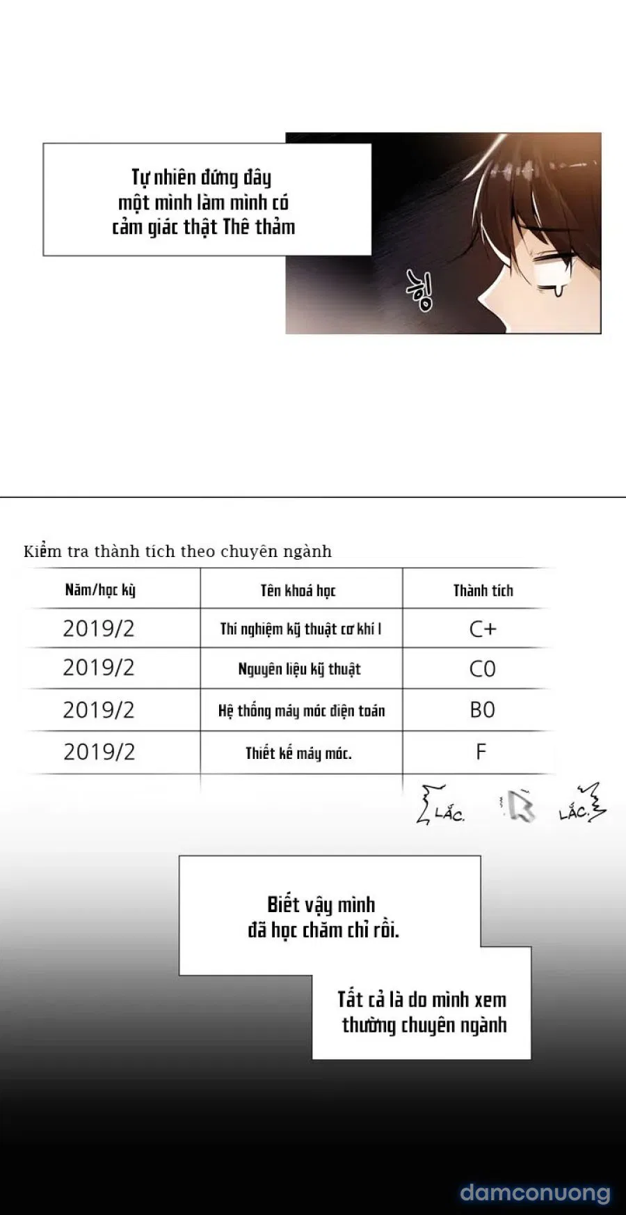 Cô, Đến giờ tan ca chưa 