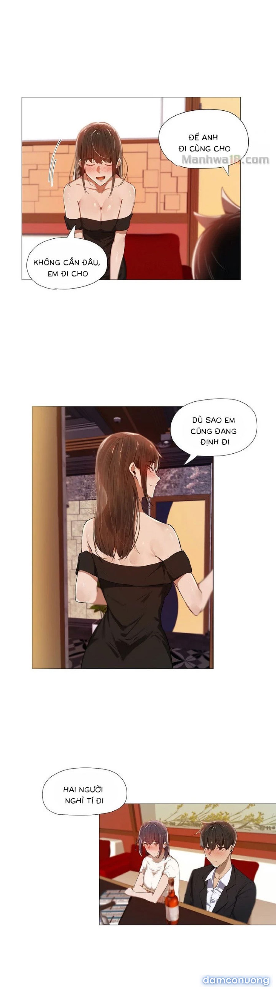 Cô, Đến giờ tan ca chưa 