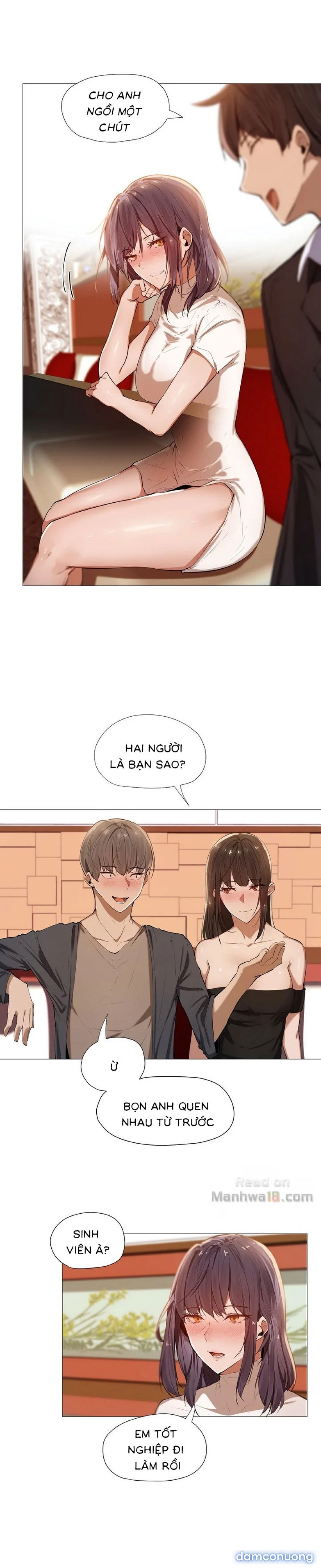 Cô, Đến giờ tan ca chưa 