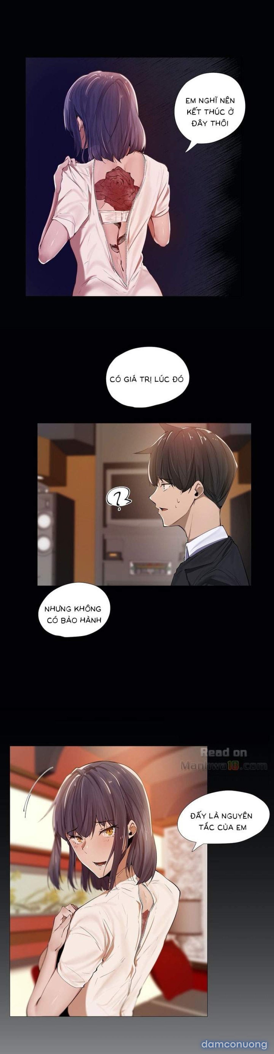 Cô, Đến giờ tan ca chưa 