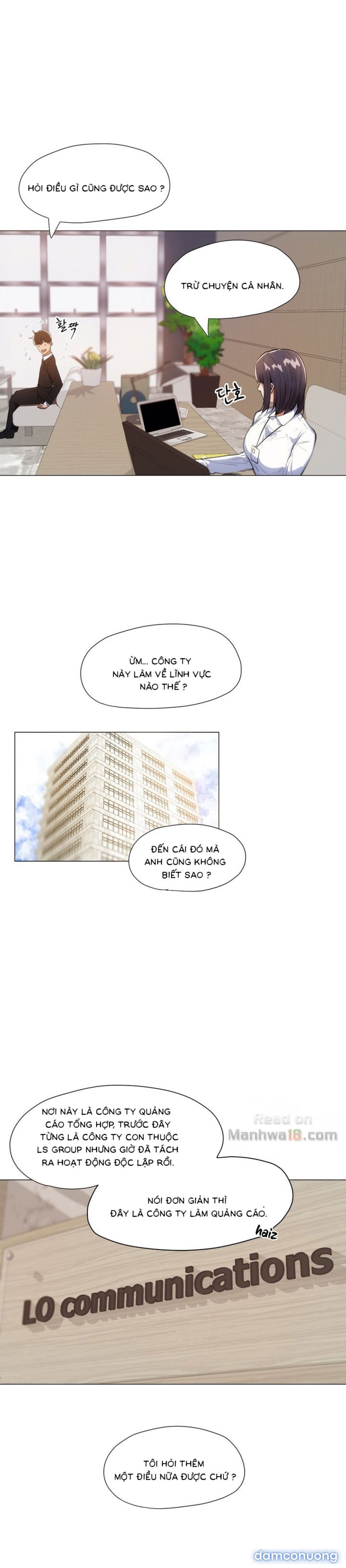 Cô, Đến giờ tan ca chưa 