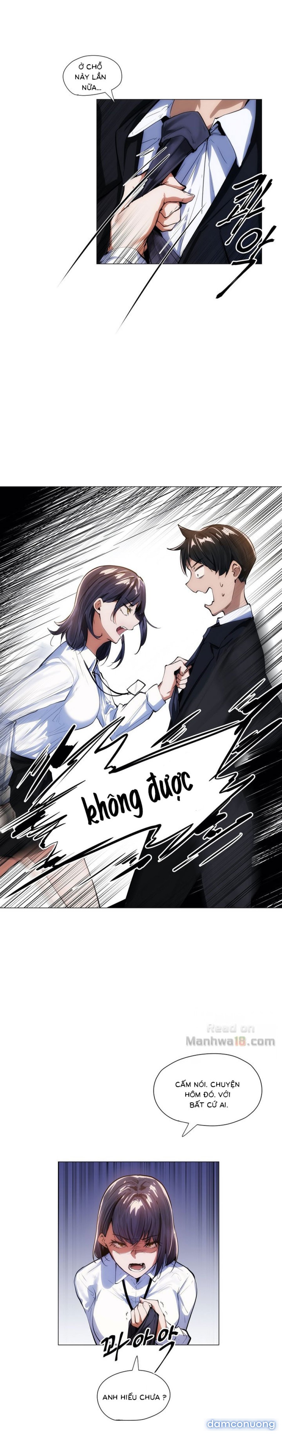 Cô, Đến giờ tan ca chưa 