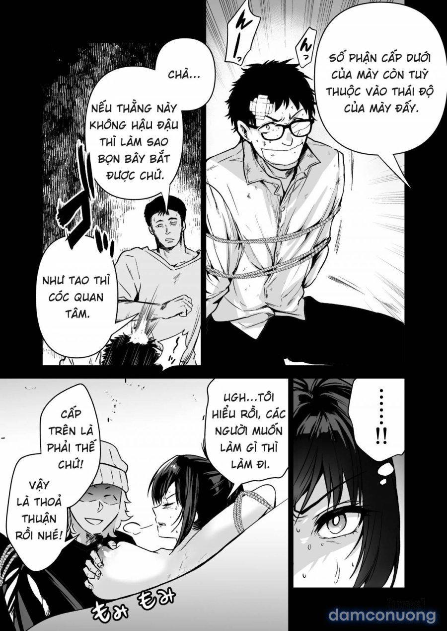 Hema Shita Boku o Kabatte Tsukamatta Senpai Onna Sousakan ga Akutou-domo ni Biyaku-zuke de Yarareru Sugata ni Kuzu Bokki 