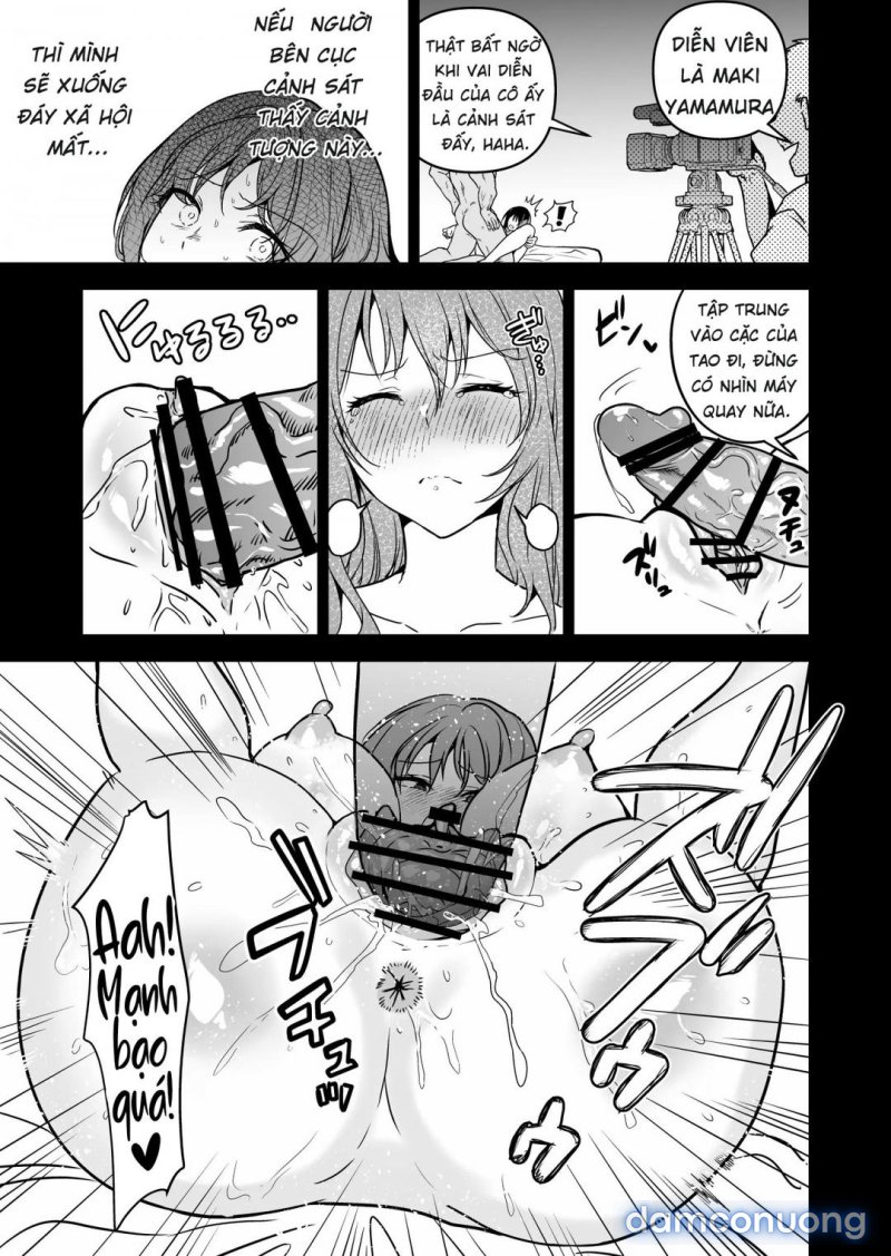 Hema Shita Boku o Kabatte Tsukamatta Senpai Onna Sousakan ga Akutou-domo ni Biyaku-zuke de Yarareru Sugata ni Kuzu Bokki 