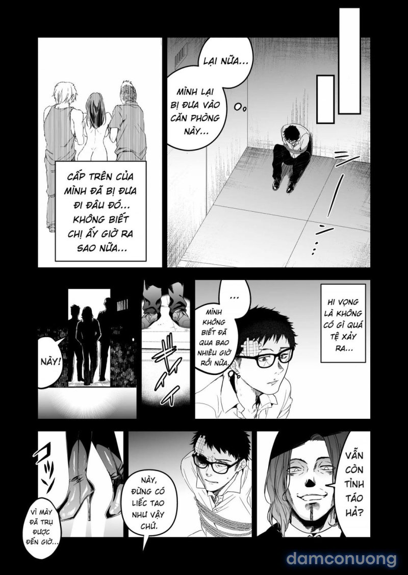 Hema Shita Boku o Kabatte Tsukamatta Senpai Onna Sousakan ga Akutou-domo ni Biyaku-zuke de Yarareru Sugata ni Kuzu Bokki 