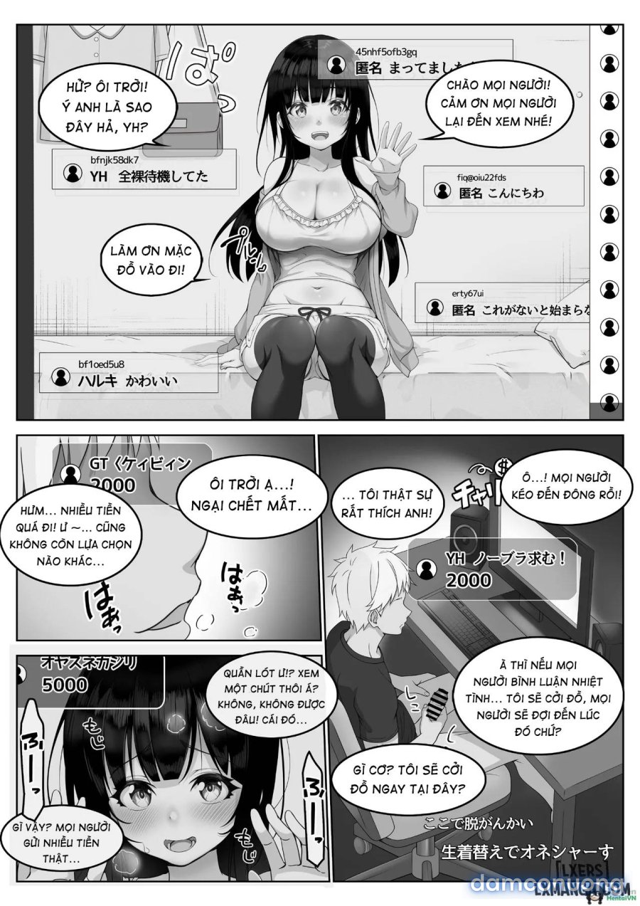 Streamer ‐ Gọn gàng và sạch sẽ, cô ấy trò chuyện và vui vẻ 