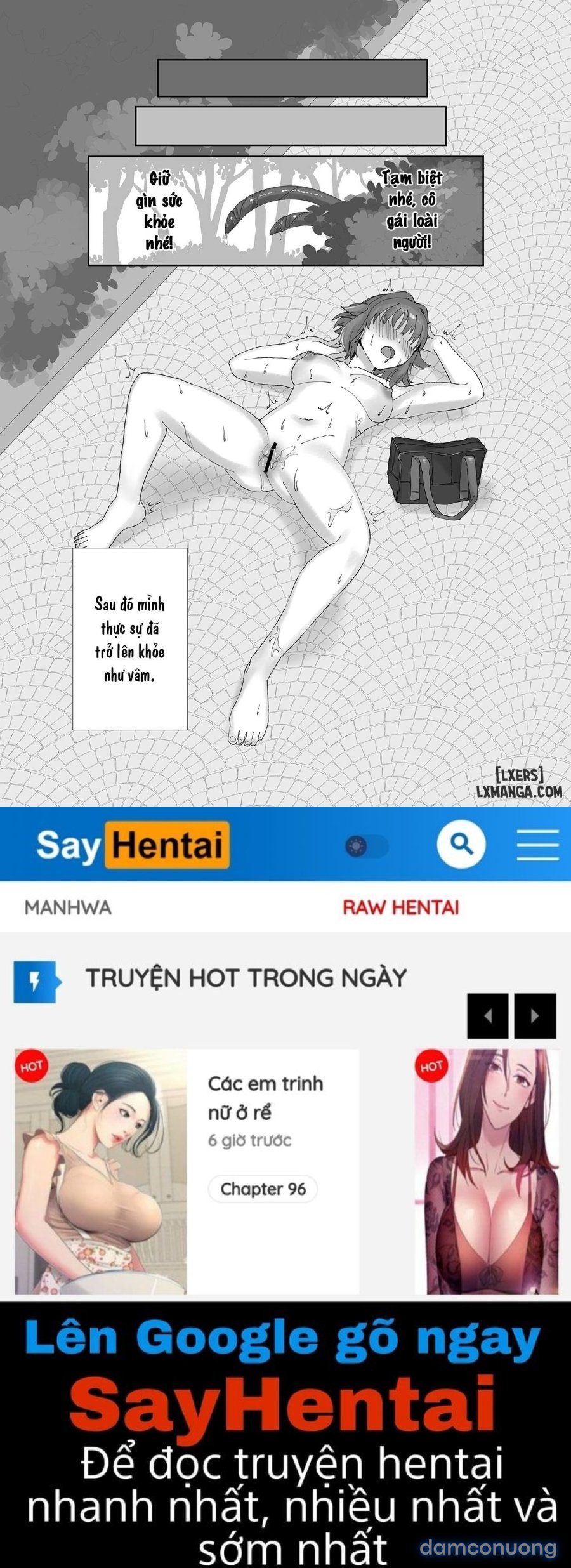 Địt bé gái lạc lối trong rừng! 