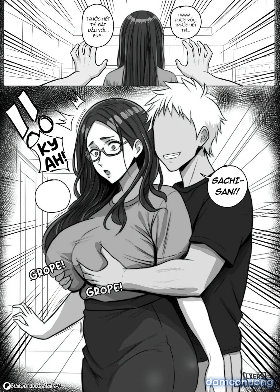 Married Women Two Panel NTR Comic 