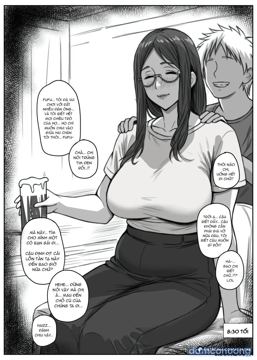 Married Women Two Panel NTR Comic 