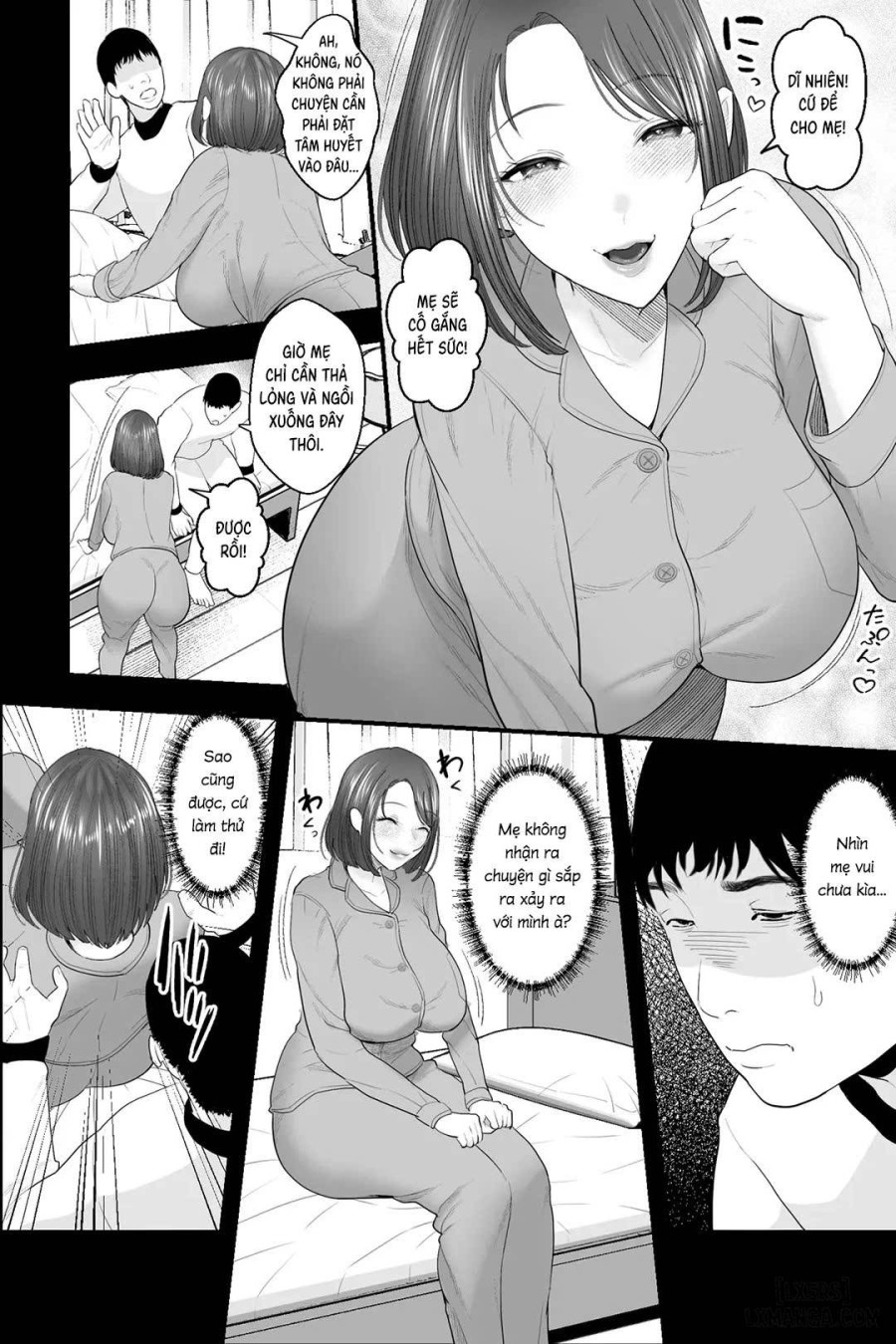 Tennen Kaa-san ga Ero Kawai Sugiru node, Saimin Onaho Sex Shitatta 