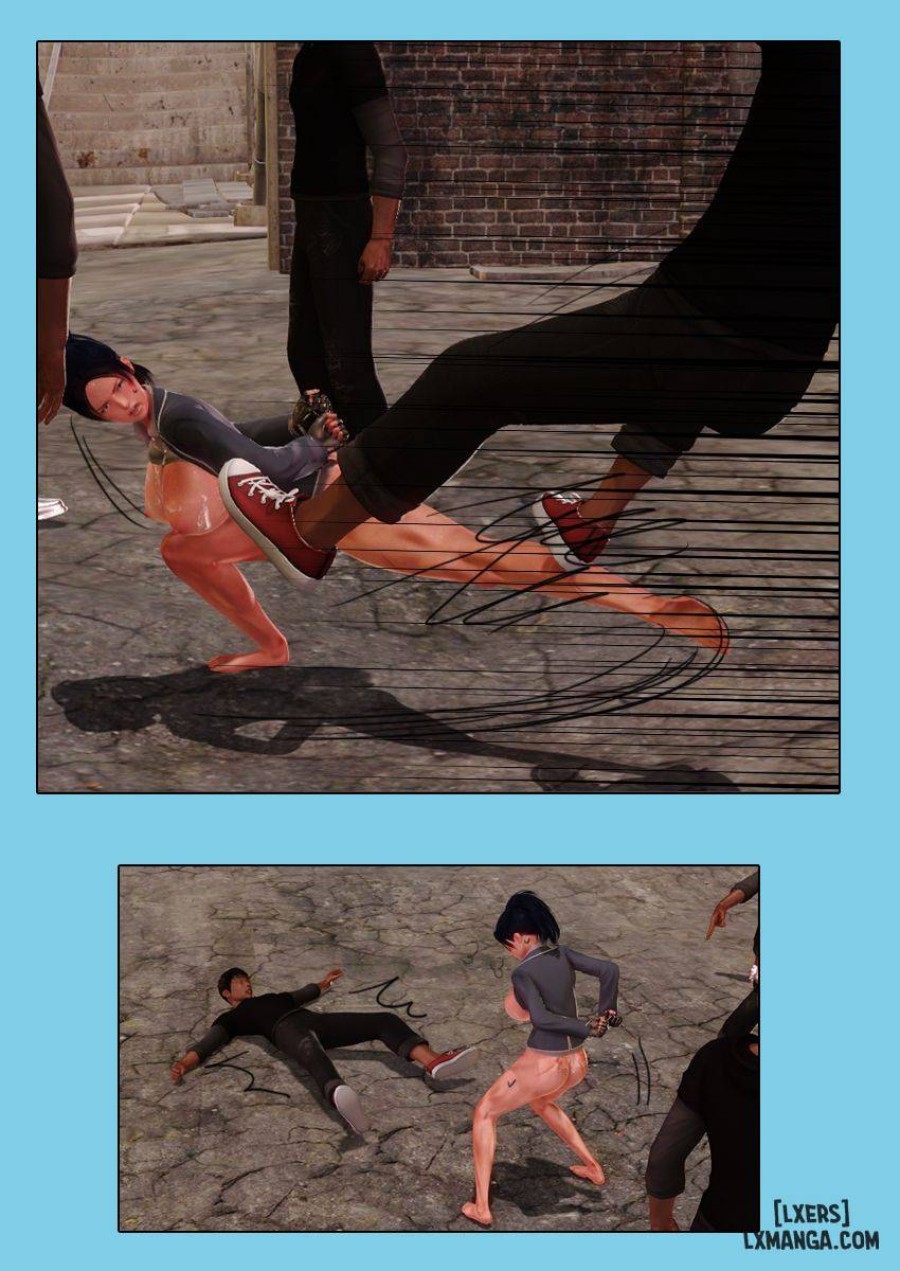 Fight in Nasty Street 