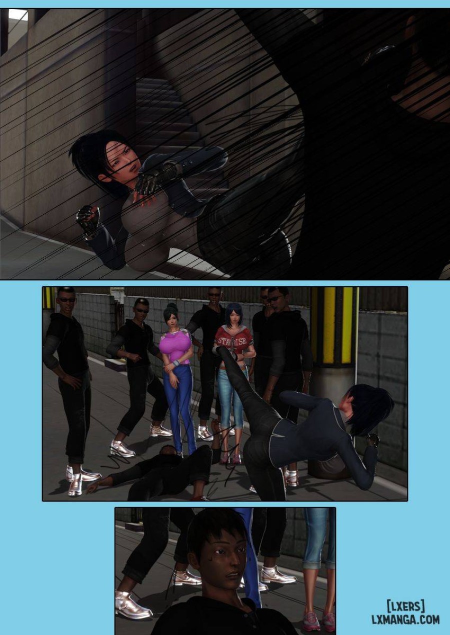 Fight in Nasty Street 