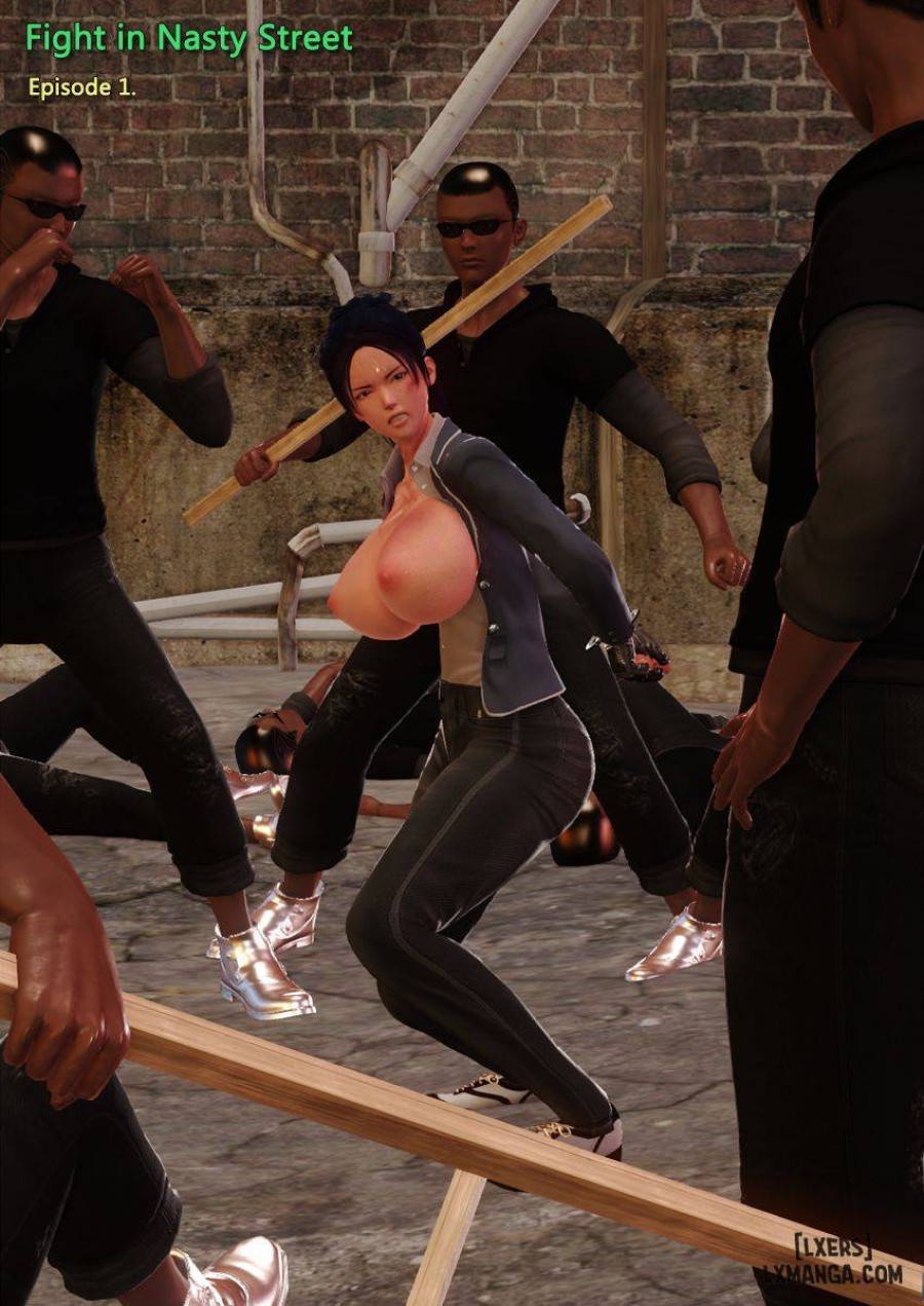 Fight in Nasty Street 