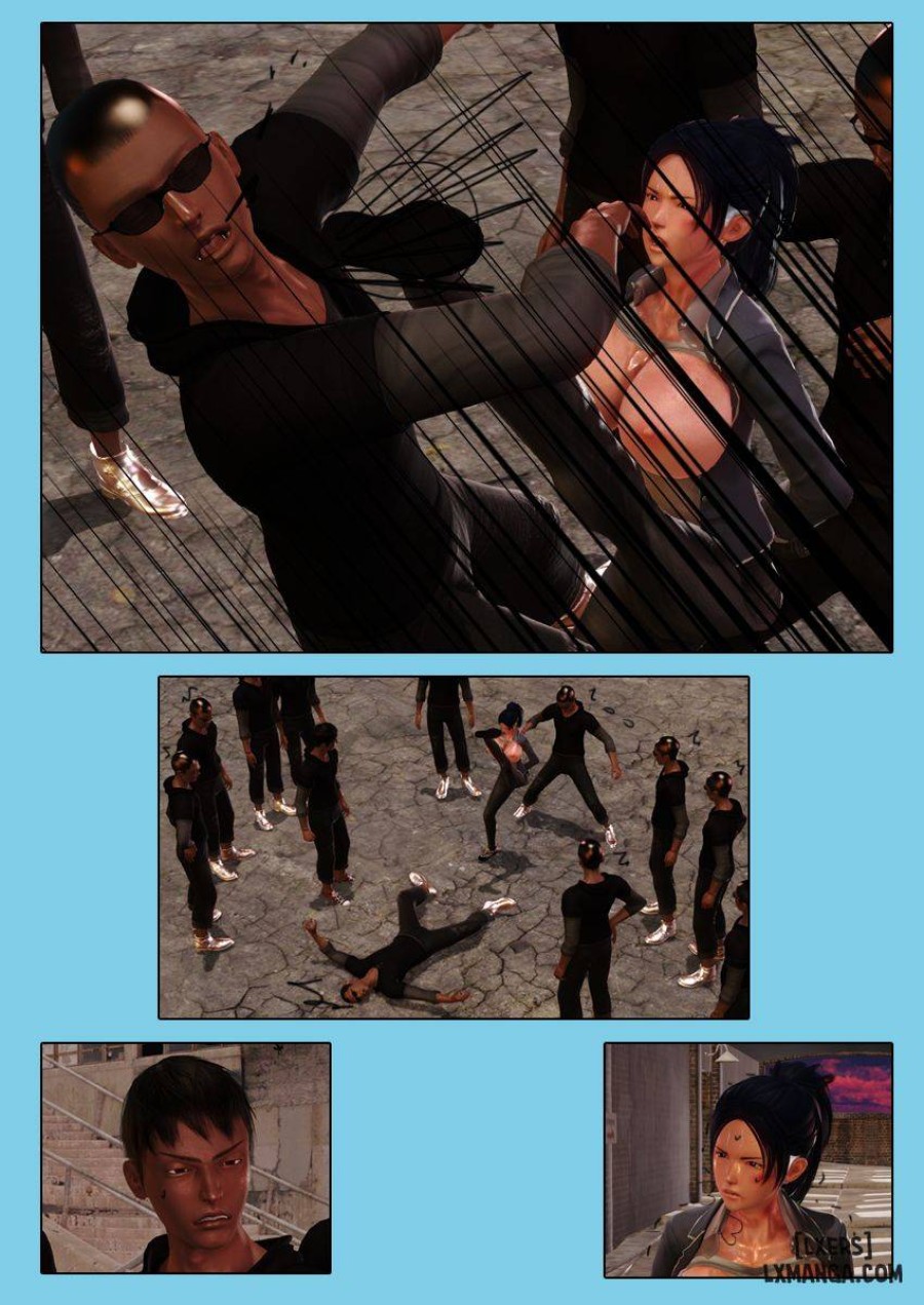 Fight in Nasty Street 
