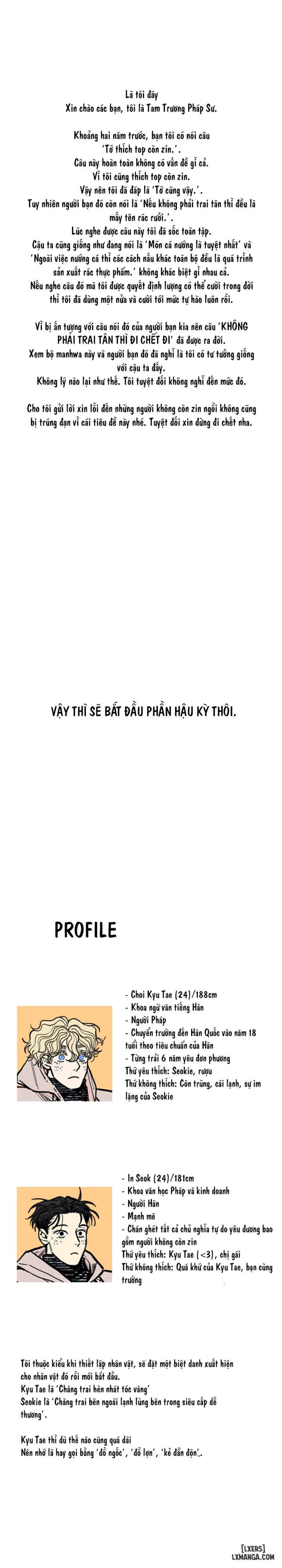 Không phải trai tân thì đi chết đi 