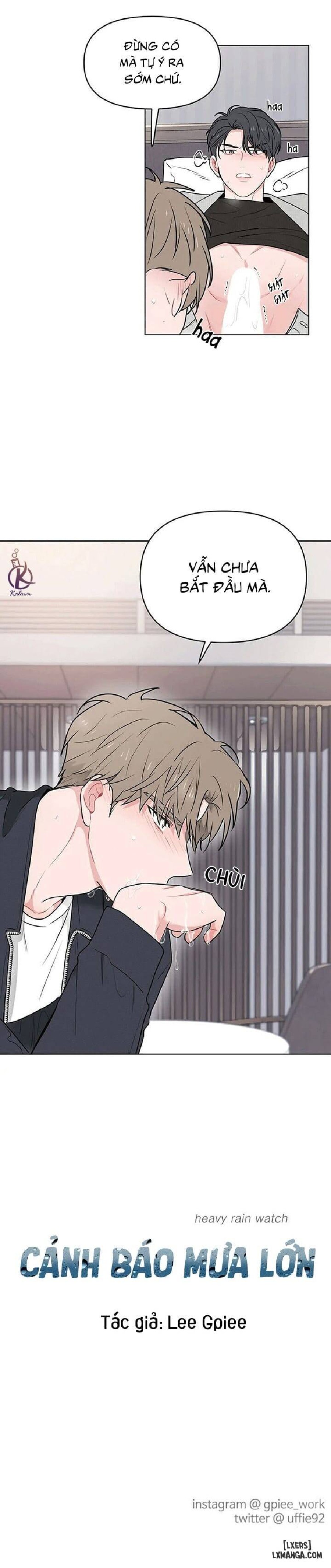 Cảnh báo mưa lớn 