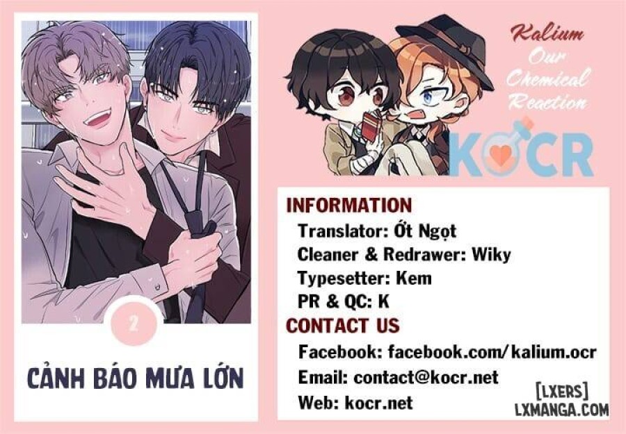 Cảnh báo mưa lớn 