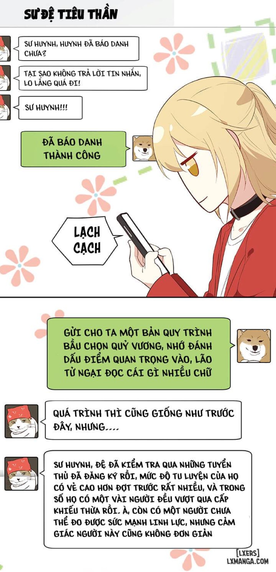 Vú em tu chân giới 