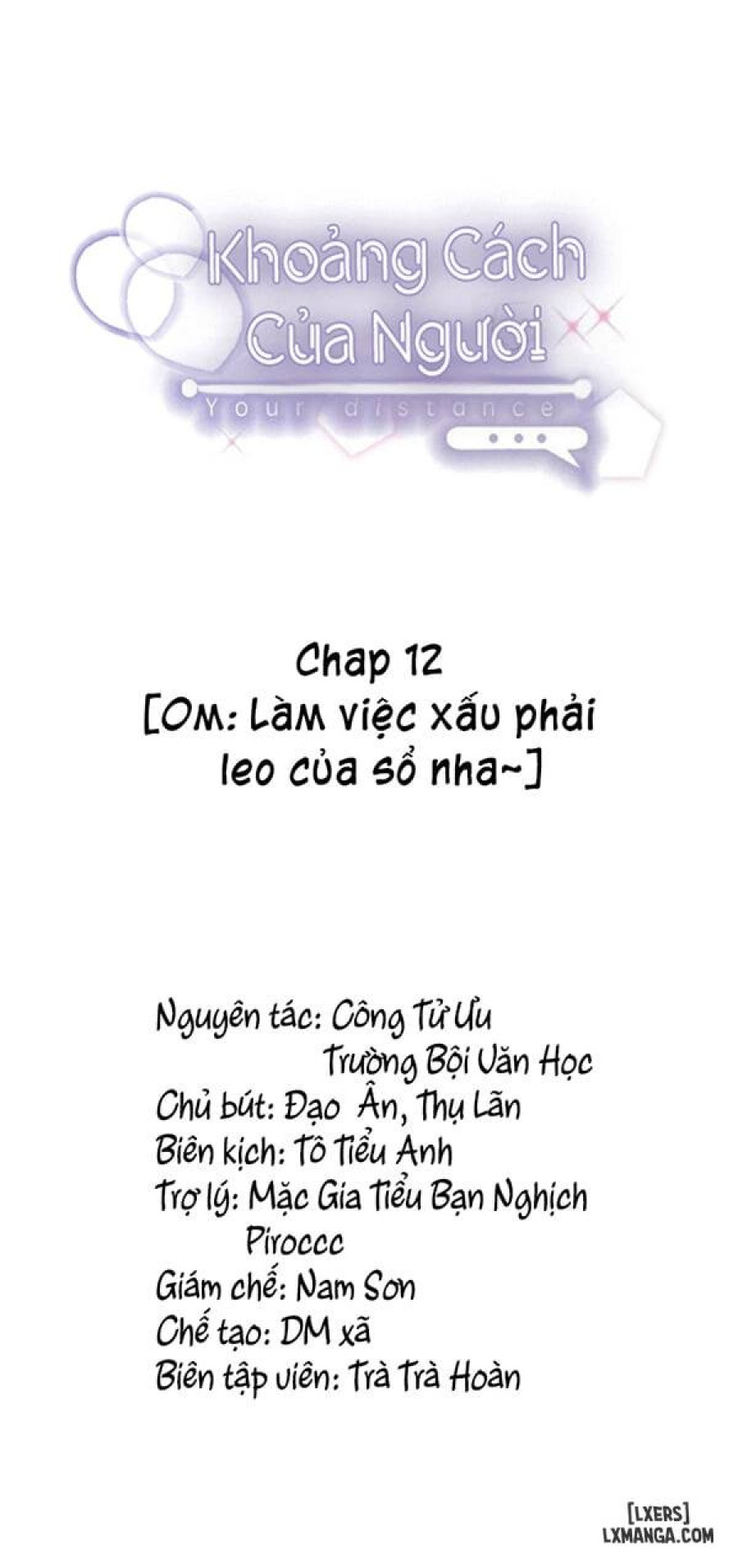 Khoảng cách của người 