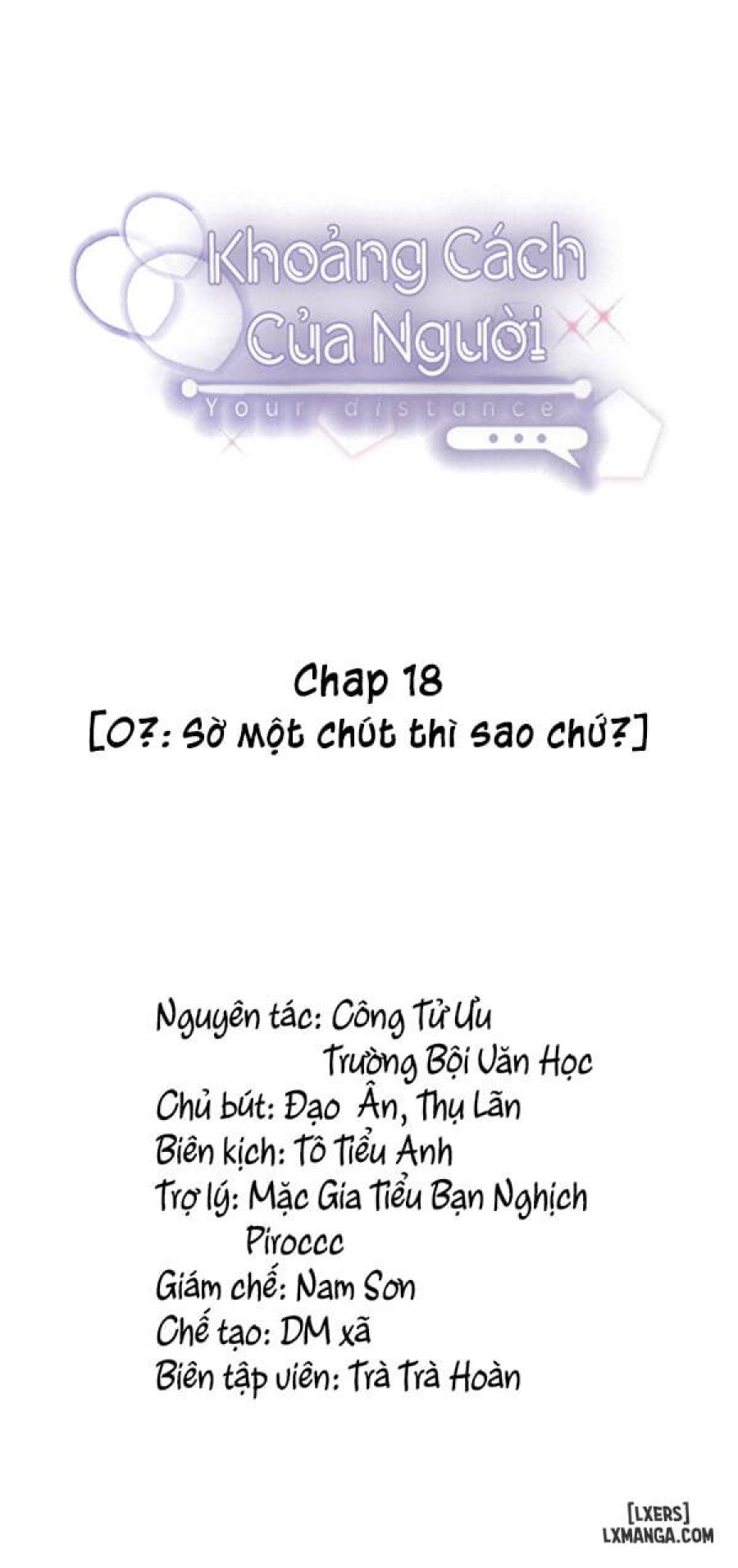 Khoảng cách của người 