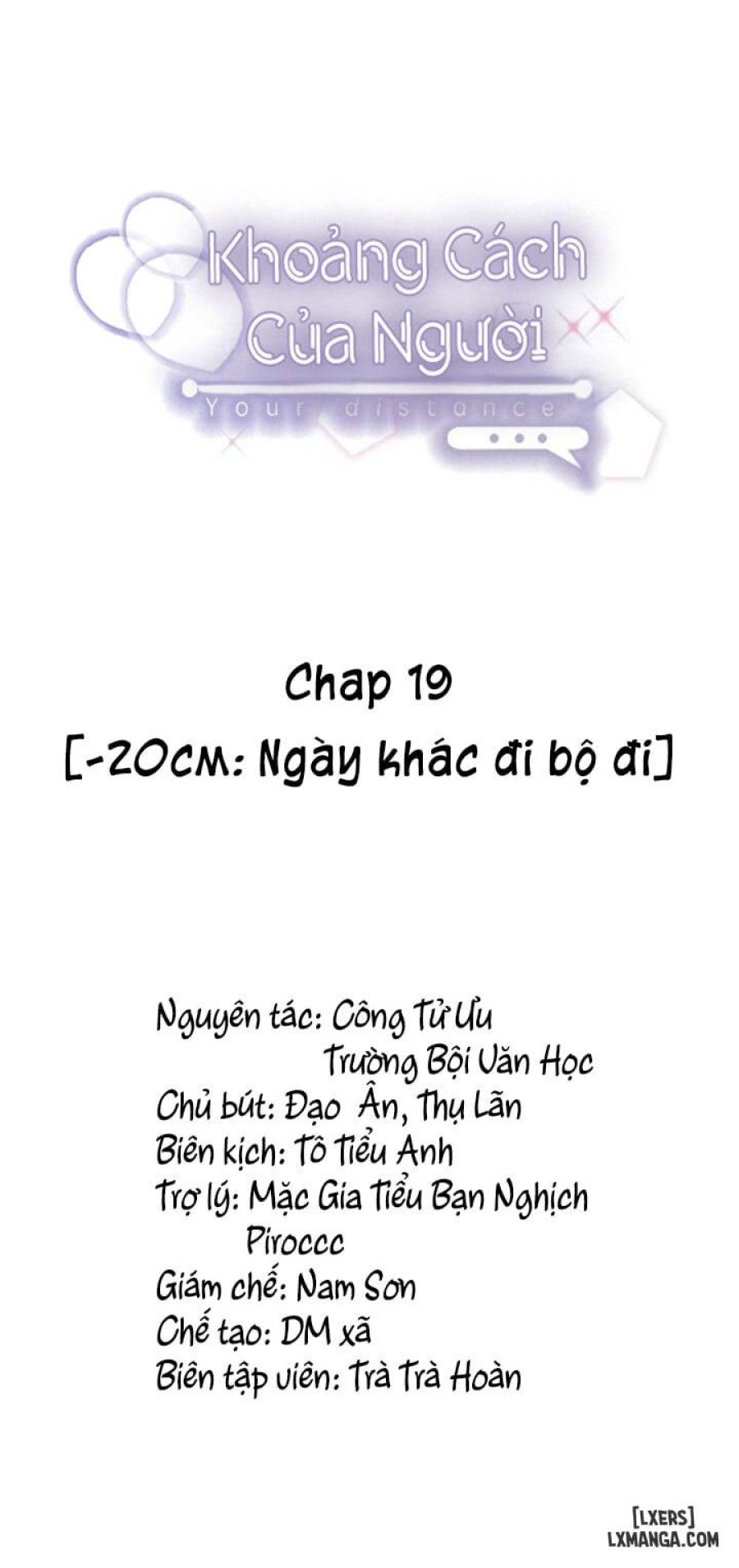 Khoảng cách của người 