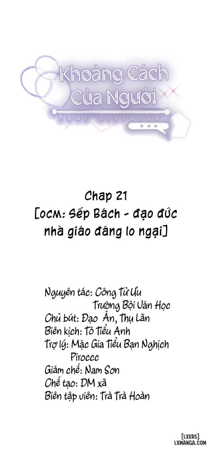 Khoảng cách của người 