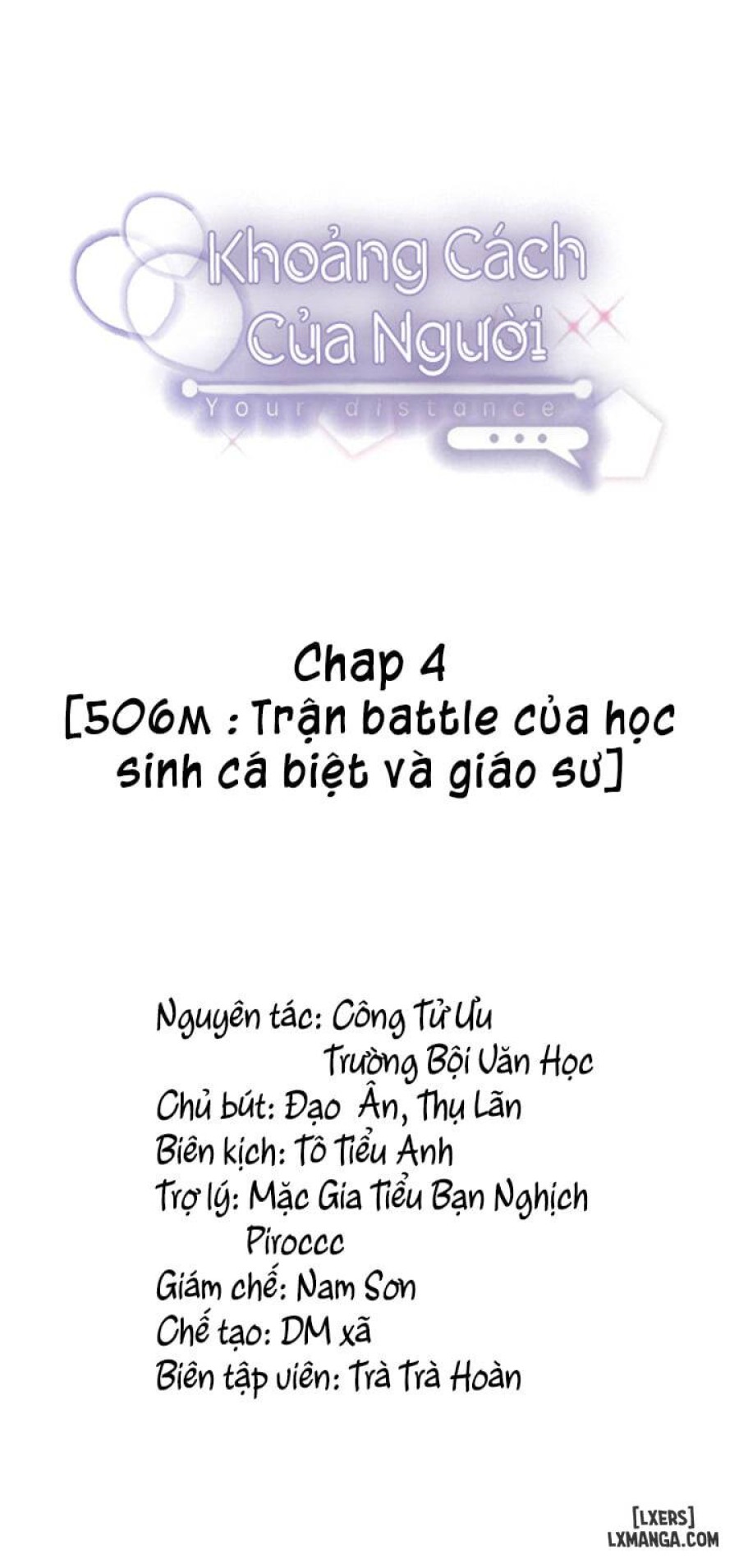Khoảng cách của người 
