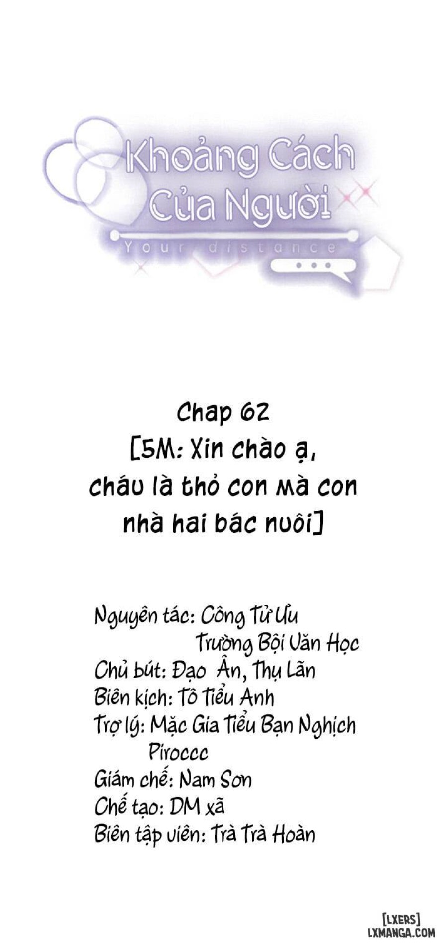 Khoảng cách của người 