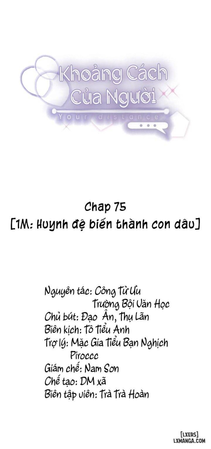 Khoảng cách của người 